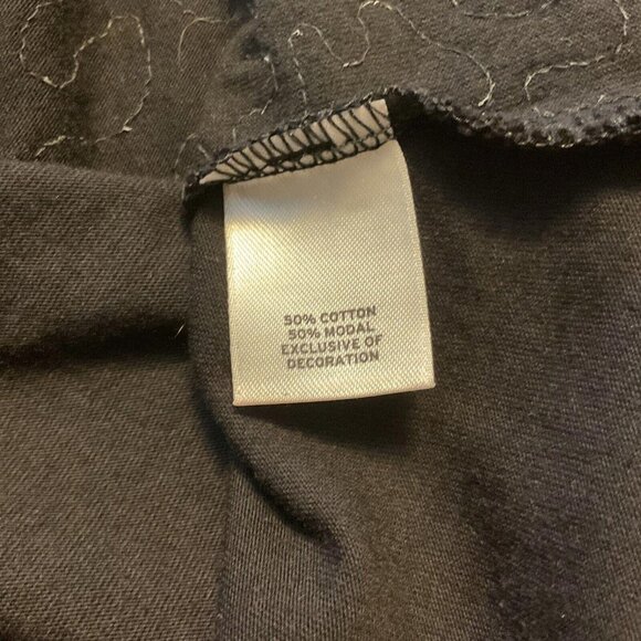 Carlson Black Sequins Size Small Petite Focus Dressy Sequin Camisole Tunic Top - Picture 7 of 8